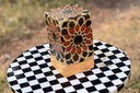 Camel skin square shape lamp      IMG # 1