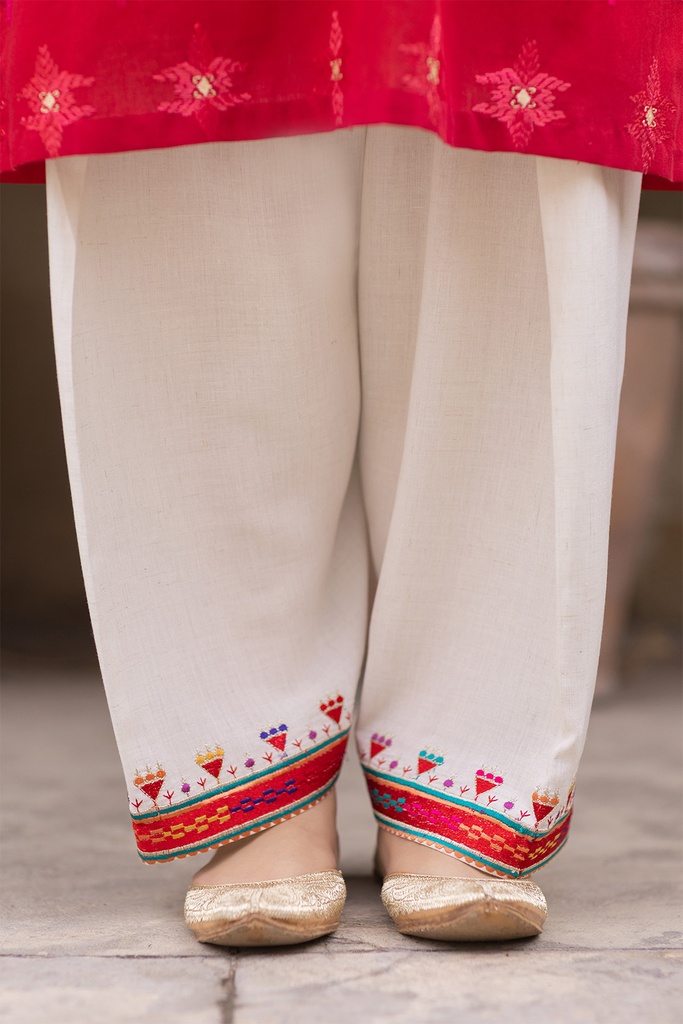 Extra image for Rainbow Embroidered Shalwar