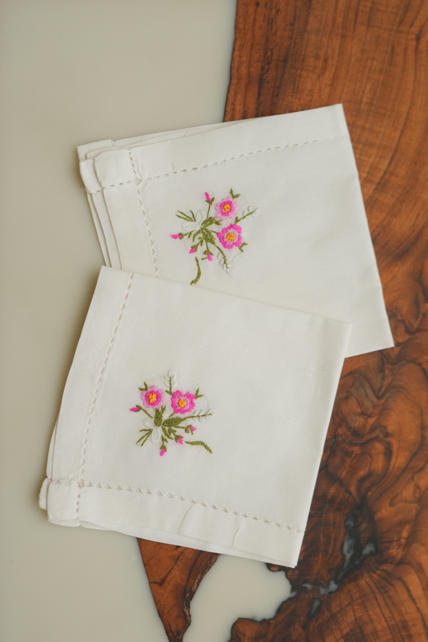 Extra image for Pink Petal Tea Napkins