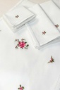Extra image for Pink Embroidered Mats Set