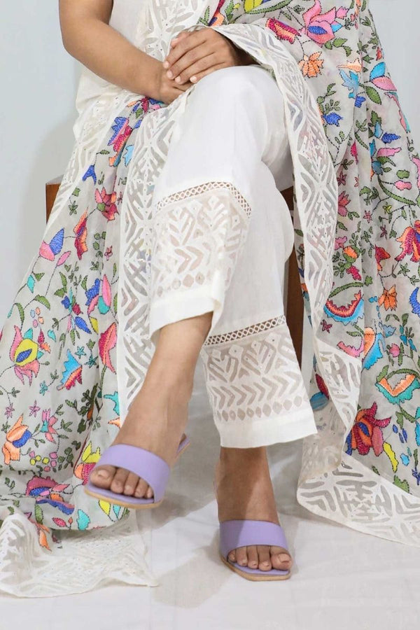 Extra image for Mukaish Applique Pants