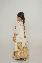 Extra image for Gold Festive Dress