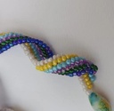 Spiral Beaded Earring