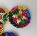 Blanket Stitched Beaded Ear Rings