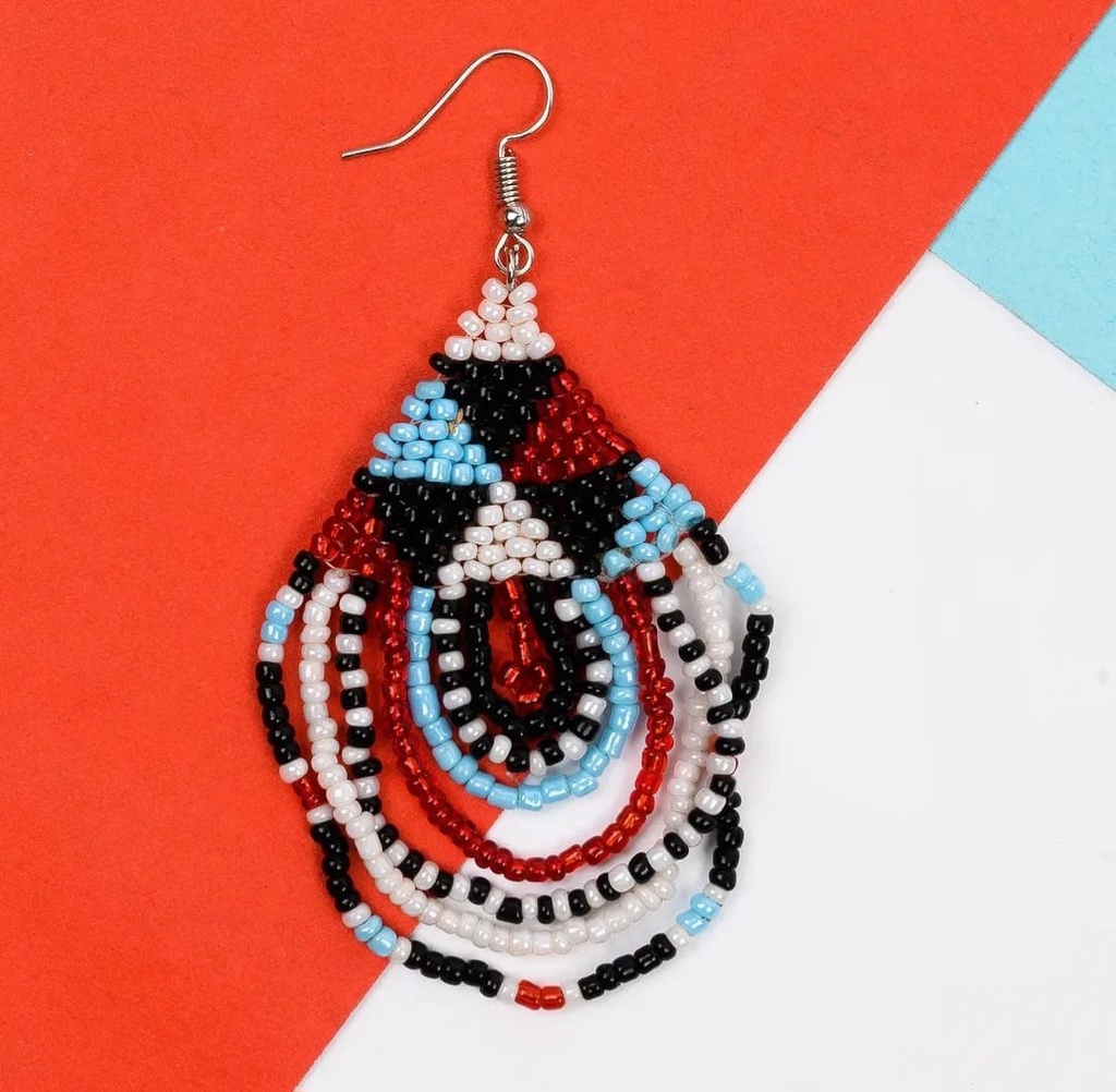 Zulu, Beaded Ear ring