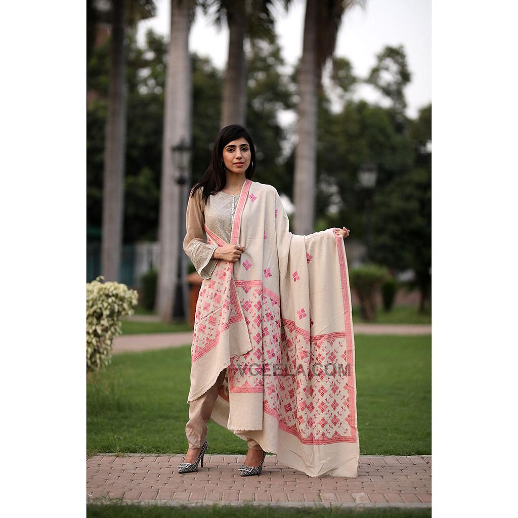Embroidered Phulkari Shawl