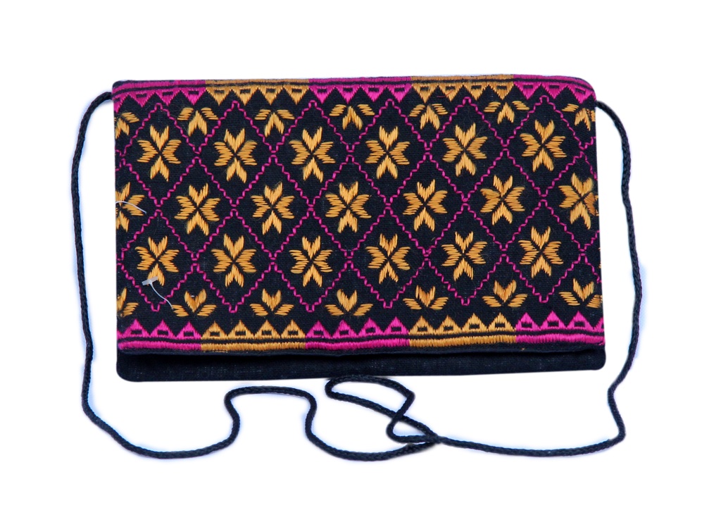 Phulkari Shoulder Pouch