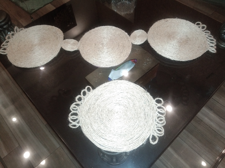 Jute table mat
