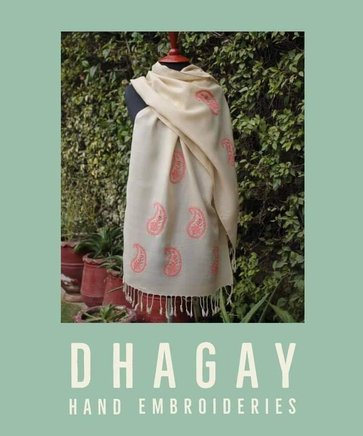 Hand Embroidered Pashmina Stole