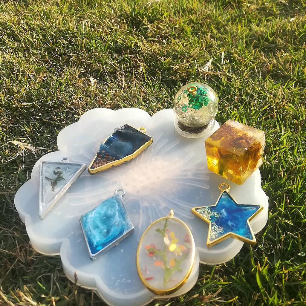 Resin pendants