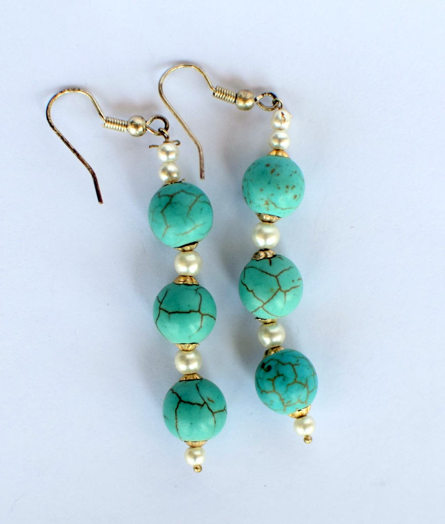 Feroza Stone Earings