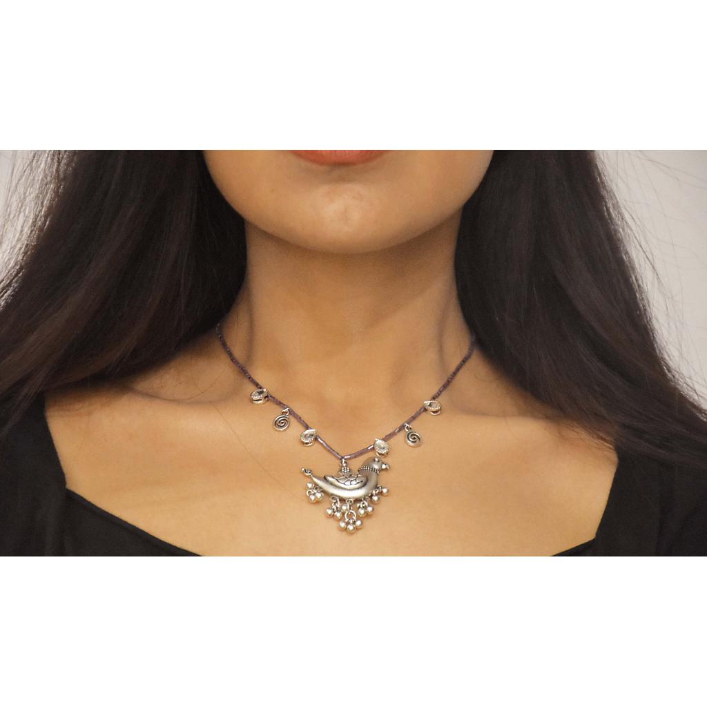 Silver Bird Necklace
