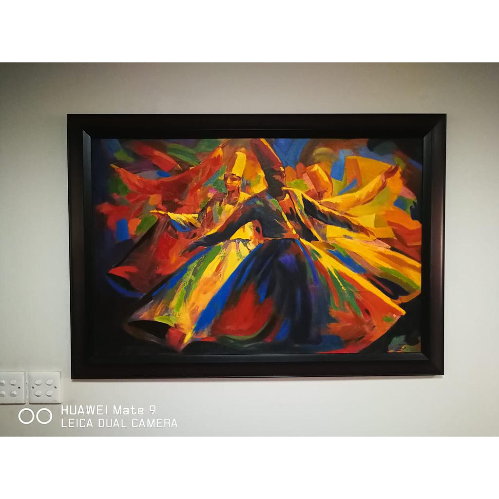 Whirling Dervish Painting