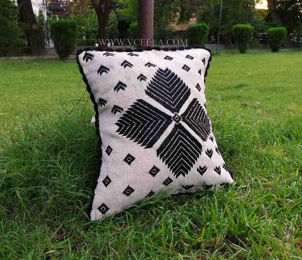 Embroidered Cushion Cover