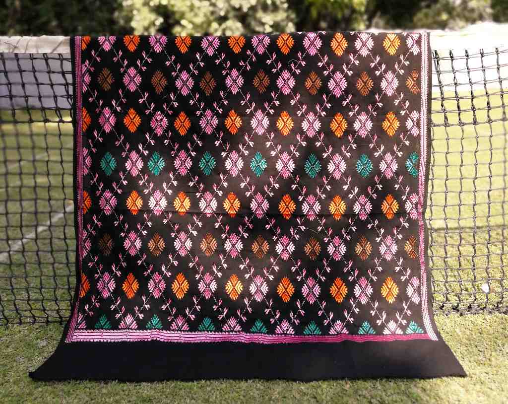 Embroidered Phulkari Shawl         