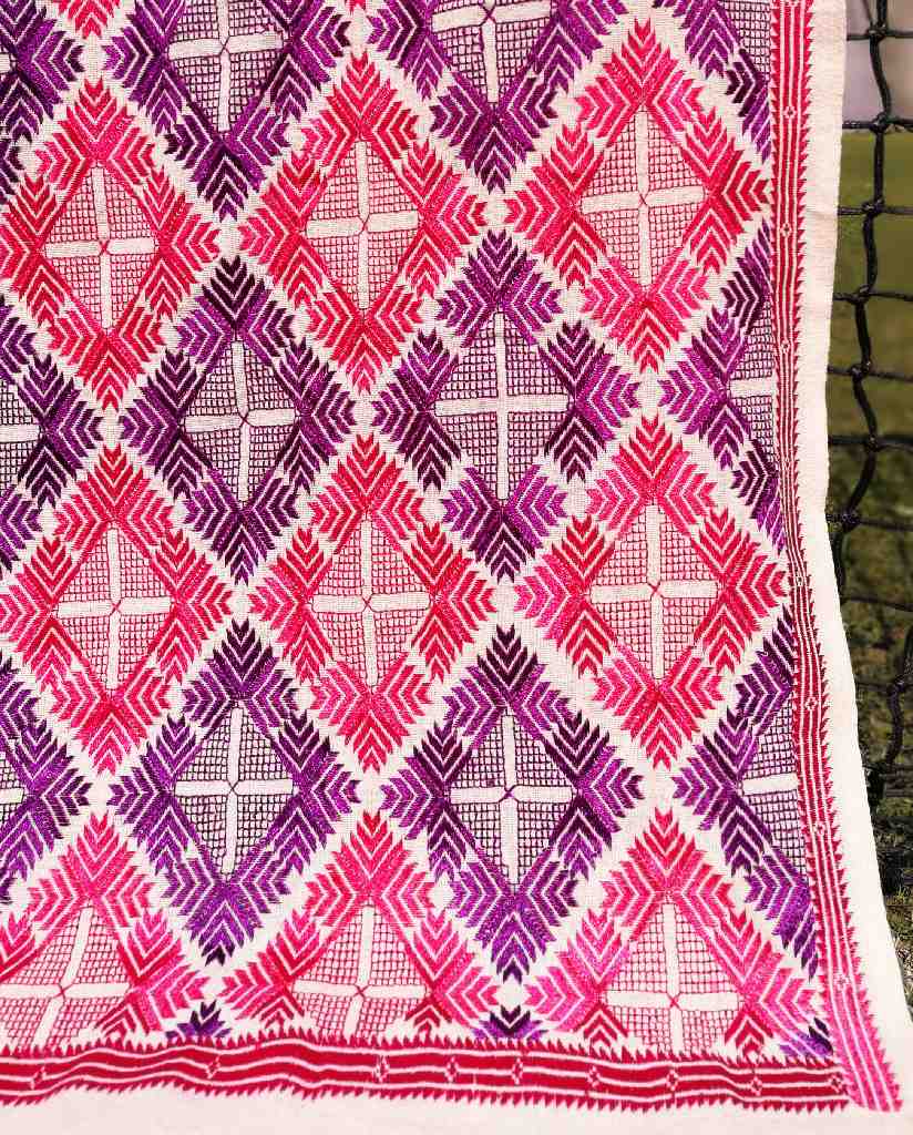 Embroidered Phulkari Shawl            