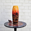 Hand Painted Camel Skin Lamp