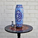 Hand Painted Camel Skin Lamp