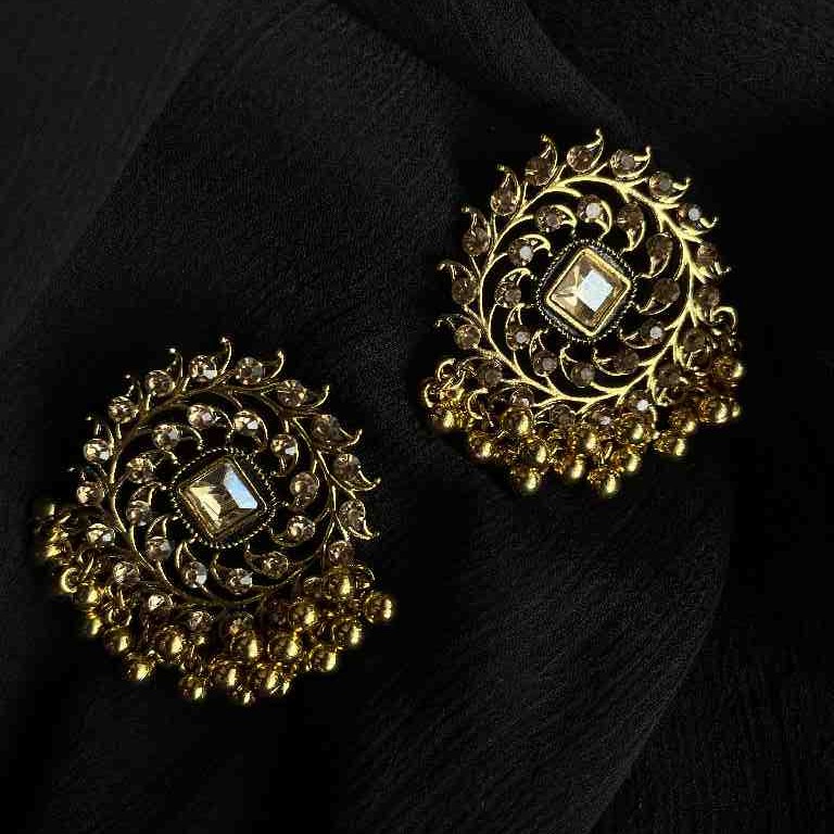 Golden Swirl Earrings