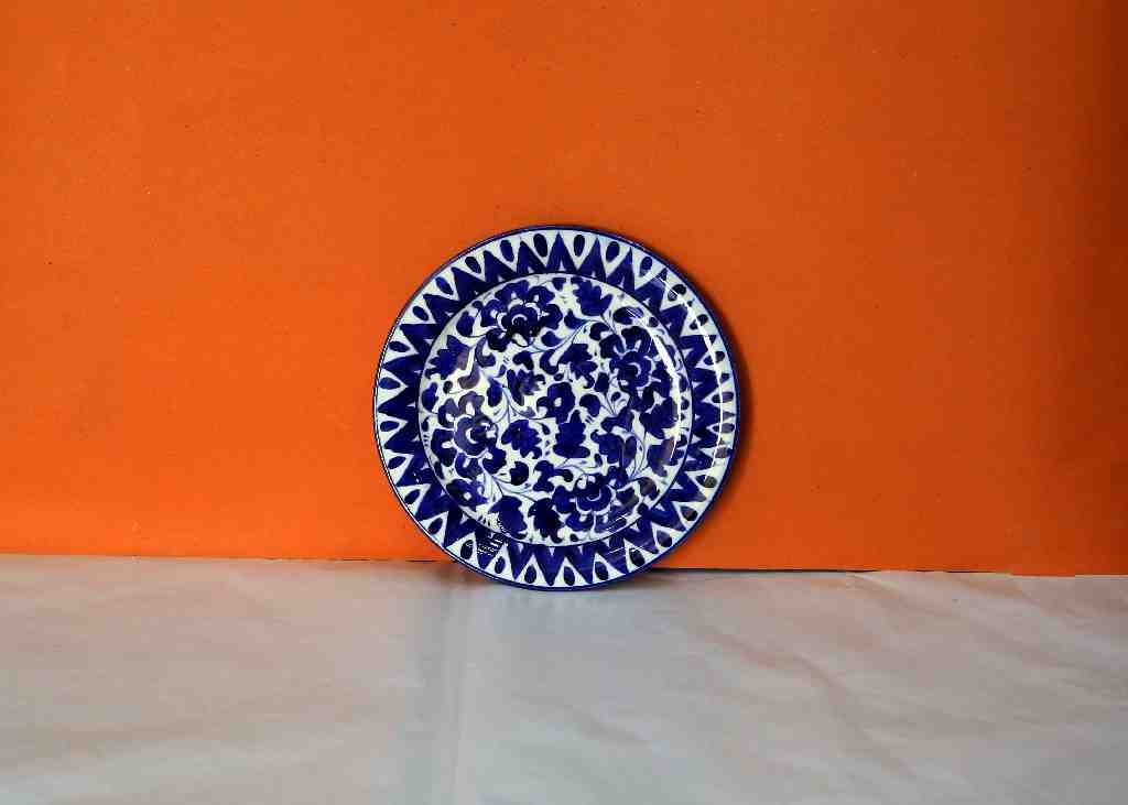 Blue Pottery Plate (Large)