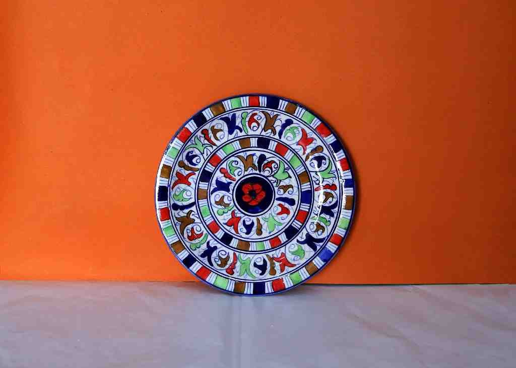 Blue Pottery Plate (Large)