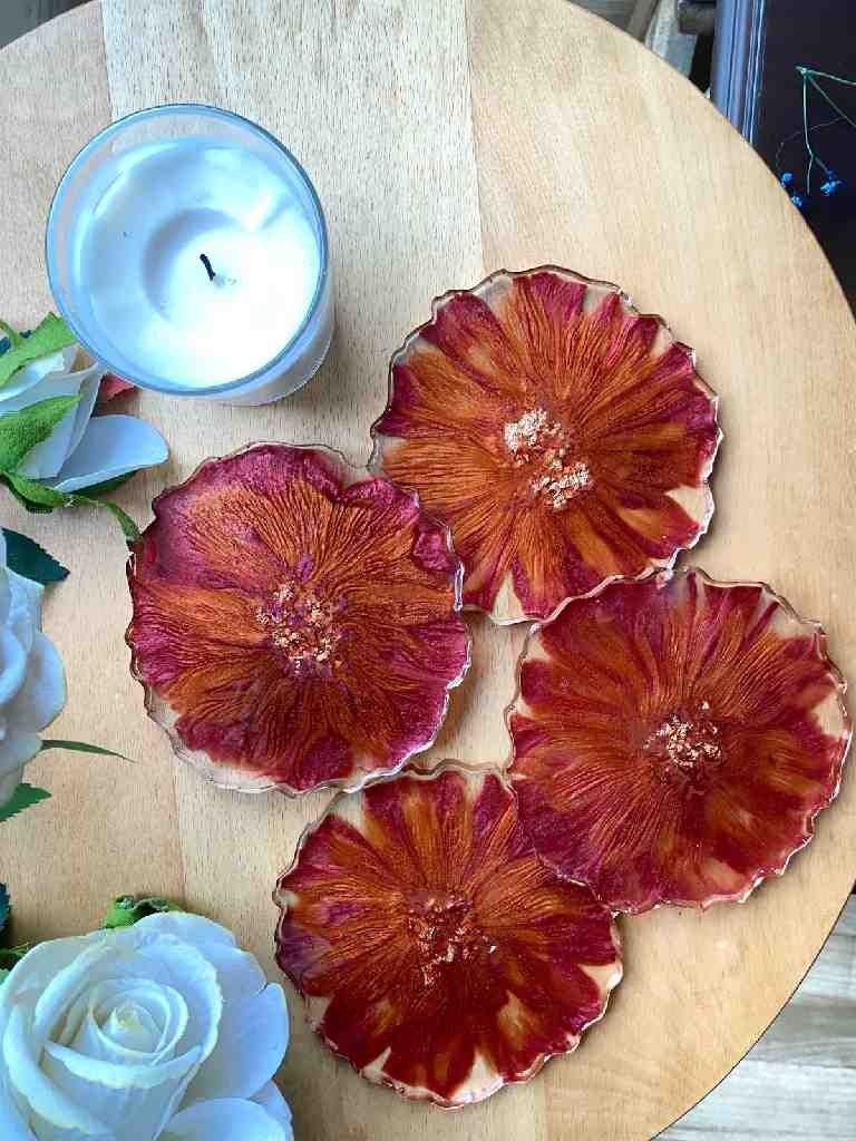 Resin Coasters (Set of 4)
