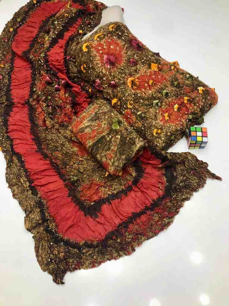 Linen Chunnri Suit (3-Piece)