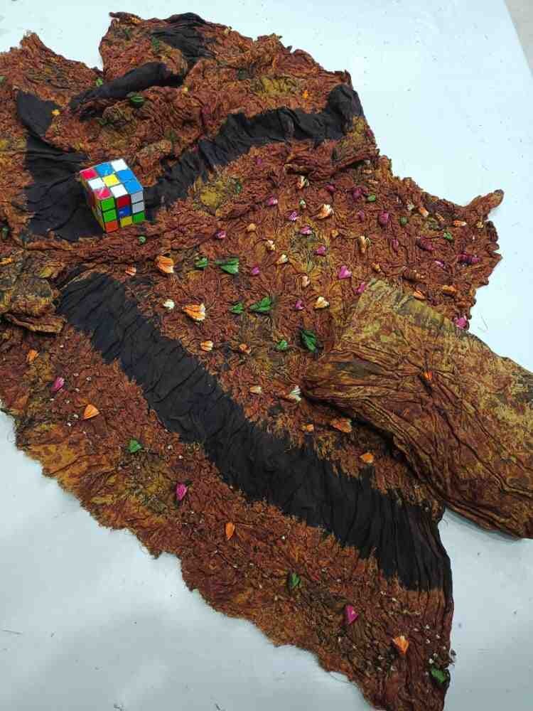 Linen Chunnri Suit (3-Piece)