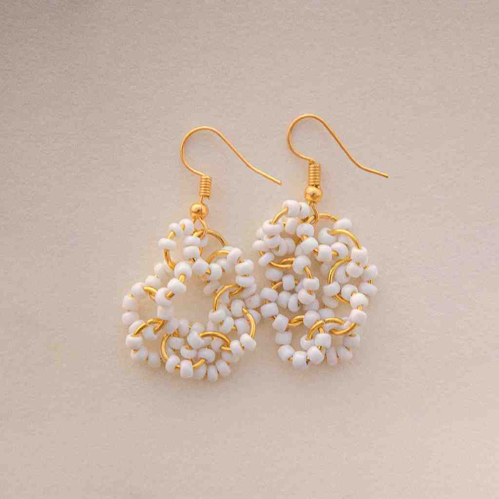 White Earrings