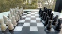 Black and White Marble Chess Set