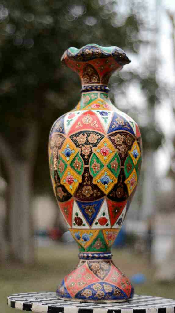 Camel Skin Vase