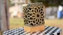 Camel Skin Square Shape Lamp