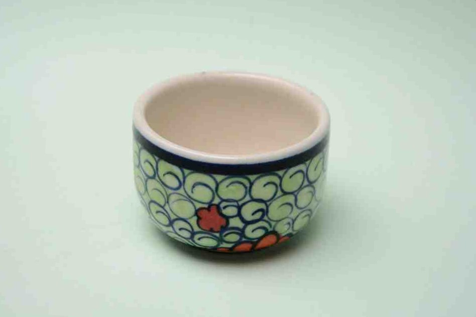Blue Pottery Butter Cup