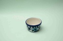 Blue Pottery Butter Cup