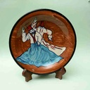 Blue Pottery Decorative Art Plate