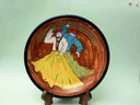 Blue Pottery Decorative Art Plate