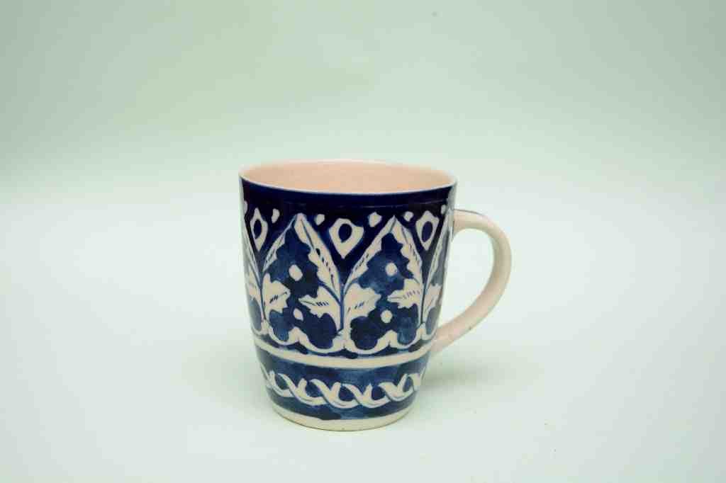 Blue Pottery Mug