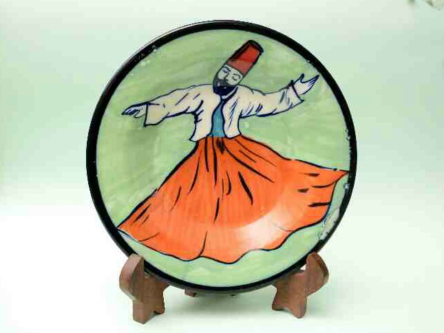 Blue Pottery Decorative Art Plate