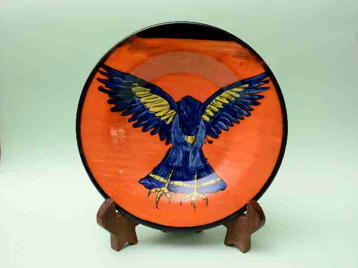 Blue Pottery Decorative Art Plate