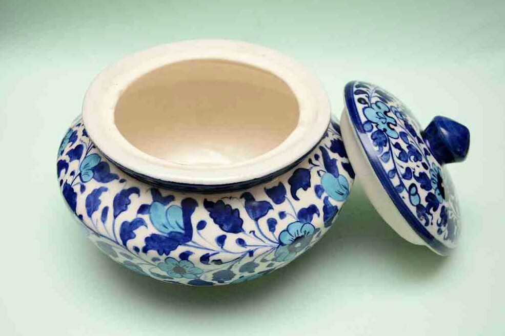 Blue Pottery Handi