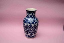 Blue Pottery Medium Flower Vase