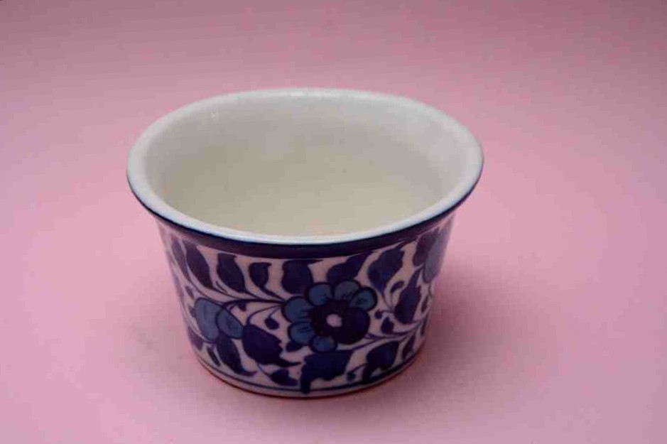 Blue Pottery Small Planter