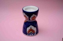 Blue Pottery Candle Stand