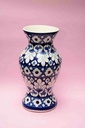 Blue Pottery Flower Vase