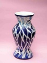 Blue Pottery Flower Vase