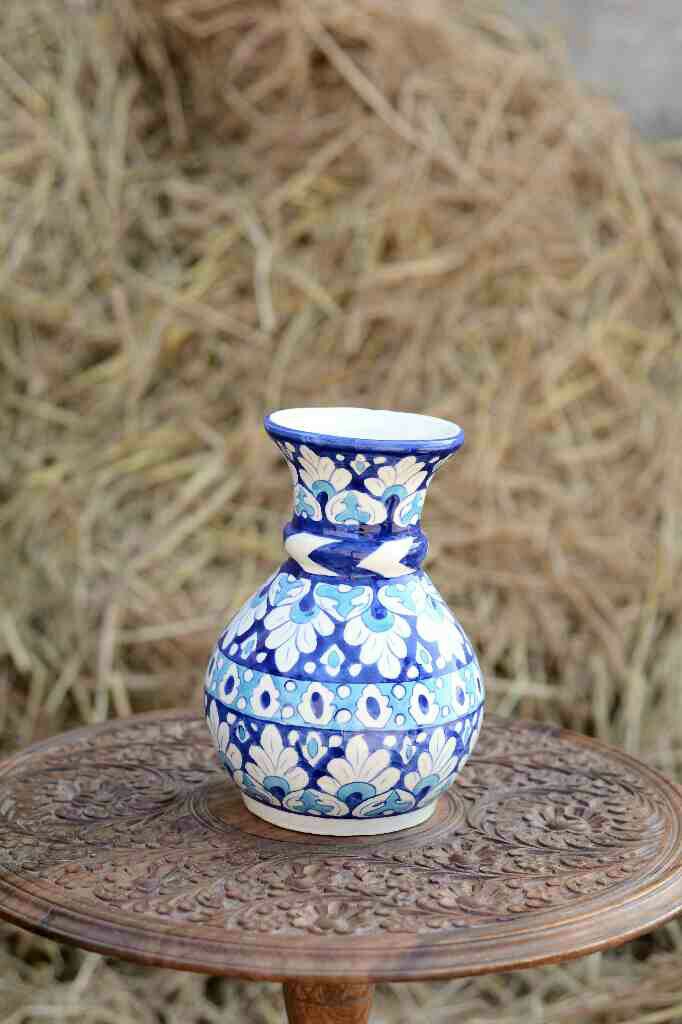 Blue Pottery Vase