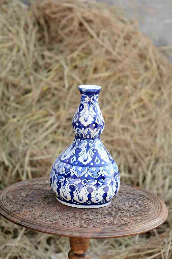 Blue Pottery Vase