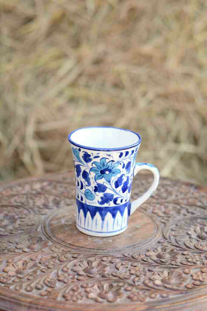 Blue Pottery Mug