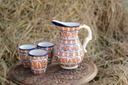 Blue Pottery Water Set