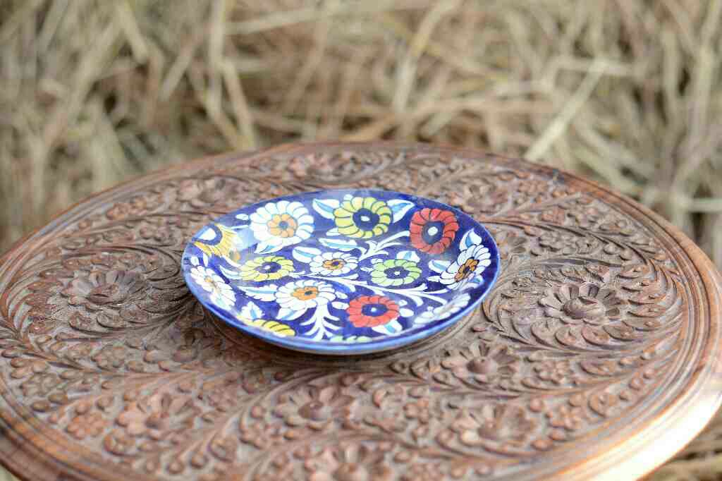 Blue Pottery Quarter Plate